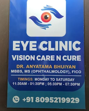 Clinic sign with Dr. Anyatama Bhuiyan’s name, qualifications and consultation hours